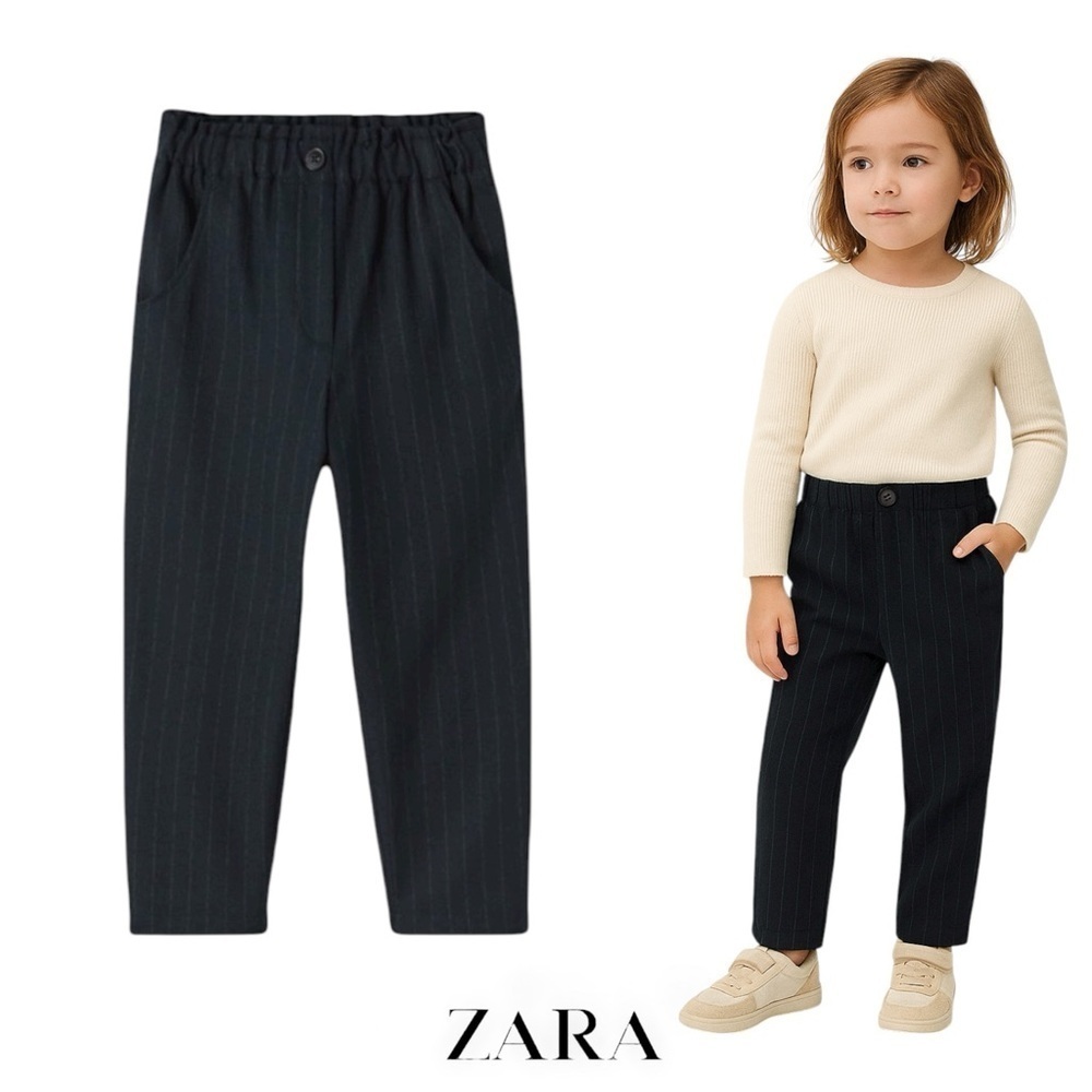 ZARA Kids | Navy | PINSTRIPE PANTS